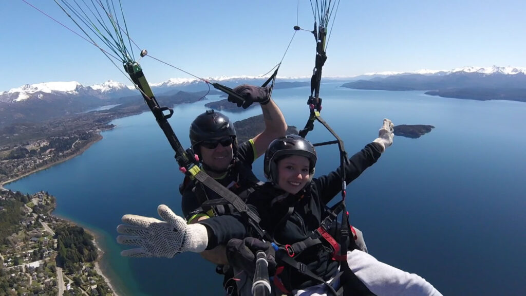 fotos vuelos parapente bariloche