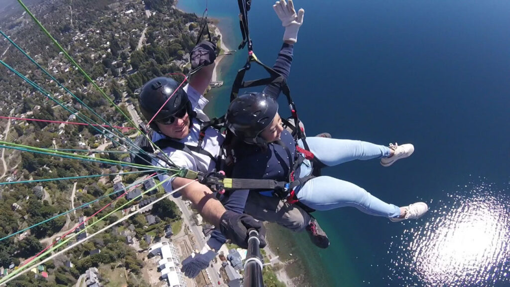 hacer parapente en Bariloche